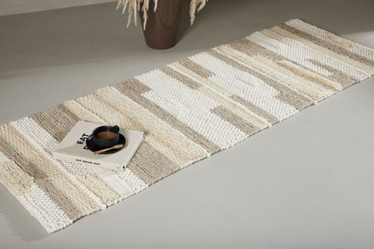 Sixten Rektangulär - Krämvit/Beige -  200x70