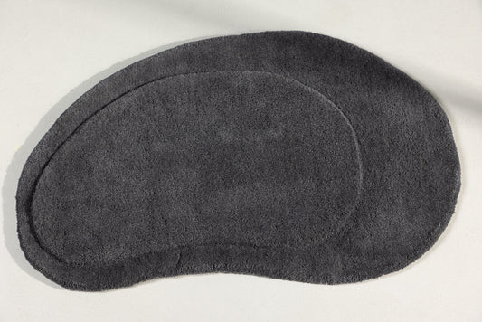 Sten Oval - Mörkgrå - 50x75